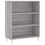 Estantería madera de ingeniería gris Sonoma 69,5x32,5x90 cm en Librerías y estanterías | Comprar online en Foru.es