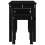 Mesas apilables 3 piezas madera maciza de pino negro de vidaXL, Mesas auxiliares - Ref: Foro24-824982, Precio: 57,41 €, Descu...