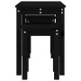 Stackable tables 3 pieces solid black pine wood by vidaXL, Side tables - Ref: Foro24-824982, Price: 57,41 €, Discount: %