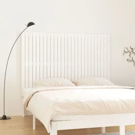 Solid white pine wood wall bed headboard 166x3x110cm by vidaXL, Headboards and footboards - Ref: Foro24-824959, Price: 103,39...