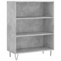 Estantería madera de ingeniería gris hormigón 69,5x32,5x90 cm en Librerías y estanterías | Comprar online en Foru.es