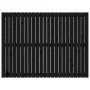 Solid black pine wood wall bed headboard 146.5x3x110 cm by vidaXL, Headboards and footboards - Ref: Foro24-824947, Price: 98,...