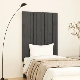 Gray pine solid wood wall bed headboard 82.5x3x110 cm by vidaXL, Headboards and footboards - Ref: Foro24-824955, Price: 49,76...