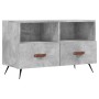 Mueble para TV madera contrachapada gris hormigón 80x36x50 cm en Muebles TV | Comprar online en Foru.es