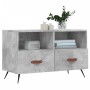 Mueble para TV madera contrachapada gris hormigón 80x36x50 cm en Muebles TV | Comprar online en Foru.es