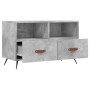 Mueble para TV madera contrachapada gris hormigón 80x36x50 cm en Muebles TV | Comprar online en Foru.es