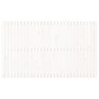 Cabecero de cama de pared madera maciza pino blanco 185x3x110cm de vidaXL, Cabeceros y pies de cama - Ref: Foro24-824964, Pre...