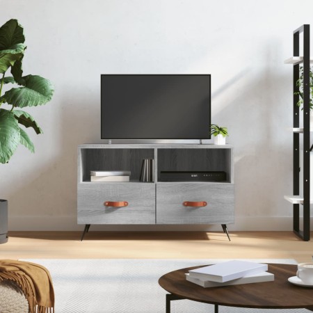 Mueble de TV madera de ingeniería gris Sonoma 80x36x50 cm en Muebles TV | Comprar online en Foru.es