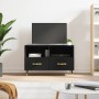 Mueble para TV madera contrachapada negro 80x36x50 cm en Muebles TV | Comprar online en Foru.es