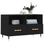 Mueble para TV madera contrachapada negro 80x36x50 cm en Muebles TV | Comprar online en Foru.es