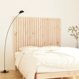 Solid pine wood wall bed headboard 140x3x110 cm by vidaXL, Headboards and footboards - Ref: Foro24-824968, Price: 96,76 €, Di...