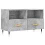 Mueble para TV madera contrachapada gris hormigón 80x36x50 cm en Muebles TV | Comprar online en Foru.es