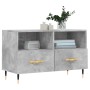 Mueble para TV madera contrachapada gris hormigón 80x36x50 cm en Muebles TV | Comprar online en Foru.es