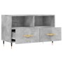 Mueble para TV madera contrachapada gris hormigón 80x36x50 cm en Muebles TV | Comprar online en Foru.es