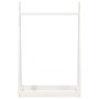 Perchero de madera maciza de pino blanco 100x45x150 cm de vidaXL, Percheros para sombreros y abrigos - Ref: Foro24-824984, Pr...