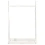 Perchero de madera maciza de pino blanco 100x45x150 cm de vidaXL, Percheros para sombreros y abrigos - Ref: Foro24-824984, Pr...
