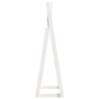 Perchero de madera maciza de pino blanco 100x45x150 cm de vidaXL, Percheros para sombreros y abrigos - Ref: Foro24-824984, Pr...