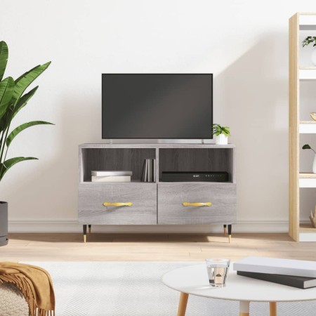 Mueble de TV madera de ingeniería gris Sonoma 80x36x50 cm en Muebles TV | Comprar online en Foru.es