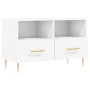Mueble para TV madera contrachapada blanco 80x36x50 cm en Muebles TV | Comprar online en Foru.es
