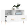 Mueble para TV madera contrachapada blanco 80x36x50 cm en Muebles TV | Comprar online en Foru.es