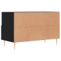Mueble para TV madera contrachapada negro 80x36x50 cm en Muebles TV | Comprar online en Foru.es