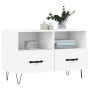 Mueble para TV madera contrachapada blanco 80x36x50 cm en Muebles TV | Comprar online en Foru.es
