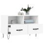Mueble para TV madera contrachapada blanco 80x36x50 cm en Muebles TV | Comprar online en Foru.es