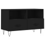 Mueble para TV madera contrachapada negro 80x36x50 cm en Muebles TV | Comprar online en Foru.es