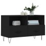 Mueble para TV madera contrachapada negro 80x36x50 cm en Muebles TV | Comprar online en Foru.es