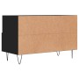 Mueble para TV madera contrachapada negro 80x36x50 cm en Muebles TV | Comprar online en Foru.es