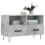 Mueble para TV madera contrachapada gris hormigón 80x36x50 cm en Muebles TV | Comprar online en Foru.es