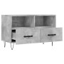Mueble para TV madera contrachapada gris hormigón 80x36x50 cm en Muebles TV | Comprar online en Foru.es
