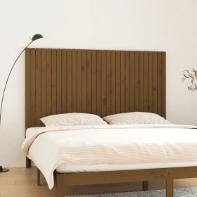 Solid pine wood wall bed headboard honey brown 185x3x110 cm by vidaXL, Headboards and footboards - Ref: Foro24-824966, Price:...