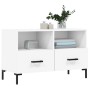 Mueble para TV madera contrachapada blanco 80x36x50 cm en Muebles TV | Comprar online en Foru.es