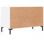 Mueble para TV madera contrachapada blanco 80x36x50 cm en Muebles TV | Comprar online en Foru.es