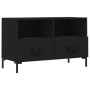 Mueble para TV madera contrachapada negro 80x36x50 cm en Muebles TV | Comprar online en Foru.es