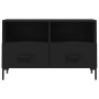 Mueble para TV madera contrachapada negro 80x36x50 cm en Muebles TV | Comprar online en Foru.es