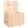 Caja de almacenaje madera maciza de pino 58x40,5x42 cm de vidaXL, Cestas para almacenaje - Ref: Foro24-824993, Precio: 72,54 ...