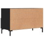 Mueble para TV madera contrachapada negro 80x36x50 cm en Muebles TV | Comprar online en Foru.es