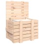 Caja de almacenaje madera maciza de pino 58x40,5x42 cm de vidaXL, Cestas para almacenaje - Ref: Foro24-824993, Precio: 73,45 ...