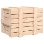 Caja de almacenaje madera maciza de pino 58x40,5x42 cm de vidaXL, Cestas para almacenaje - Ref: Foro24-824993, Precio: 72,54 ...