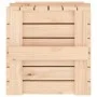 Caja de almacenaje madera maciza de pino 58x40,5x42 cm de vidaXL, Cestas para almacenaje - Ref: Foro24-824993, Precio: 72,54 ...