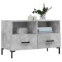 Mueble para TV madera contrachapada gris hormigón 80x36x50 cm en Muebles TV | Comprar online en Foru.es