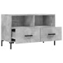 Mueble para TV madera contrachapada gris hormigón 80x36x50 cm en Muebles TV | Comprar online en Foru.es