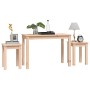 Mesas apilables 3 unidades madera maciza de pino de vidaXL, Mesas auxiliares - Ref: Foro24-824978, Precio: 60,57 €, Descuento: %