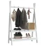 Solid white pine wood coat rack 100x45.5x150 cm by vidaXL, Hat and coat racks - Ref: Foro24-824989, Price: 103,15 €, Discount: %