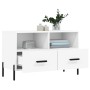 Mueble para TV madera contrachapada blanco 80x36x50 cm en Muebles TV | Comprar online en Foru.es