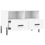 Mueble para TV madera contrachapada blanco 80x36x50 cm en Muebles TV | Comprar online en Foru.es