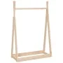 Perchero de madera maciza de pino 100x45x150 cm de vidaXL, Percheros para sombreros y abrigos - Ref: Foro24-824983, Precio: 5...