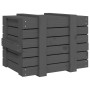Caja de almacenaje madera maciza de pino gris 58x40,5x42 cm de vidaXL, Cestas para almacenaje - Ref: Foro24-824995, Precio: 6...